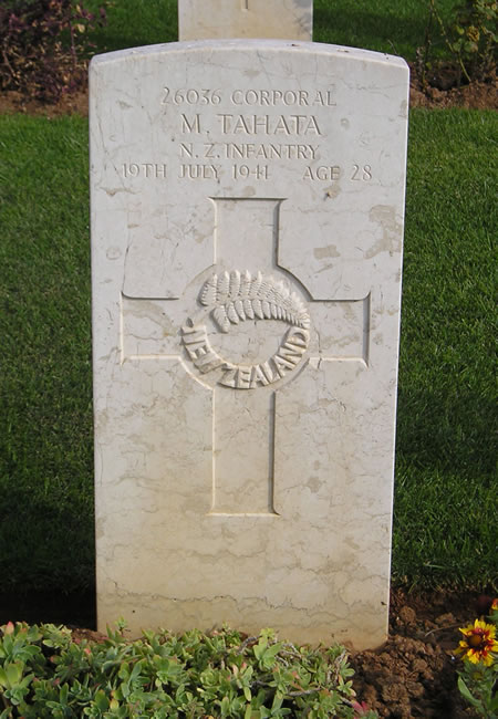Mita Tahata's grave