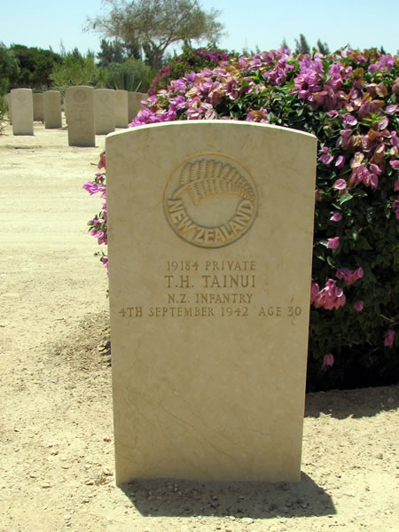 Te Hira Tainui's grave