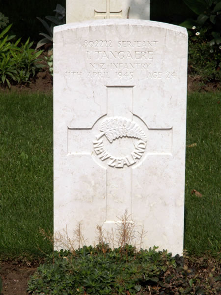 Irimana Tangaere's grave