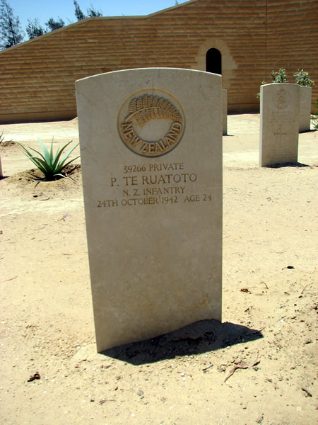 Pita Te Ruatoto's grave