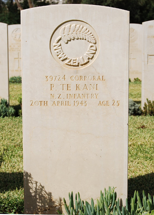 Paora Te Kani's grave
