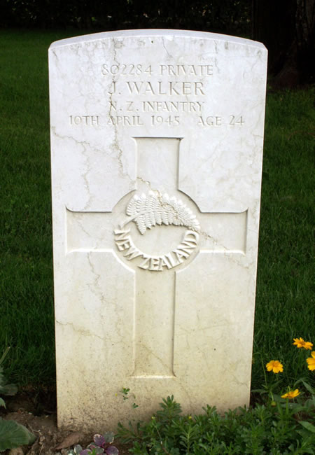 Joe Walker's grave