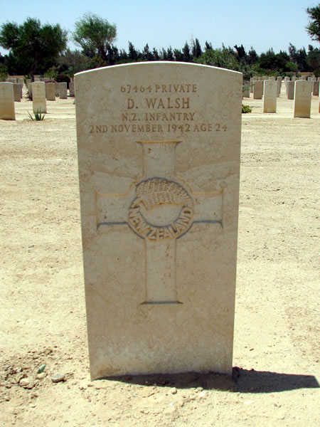 Darkie Walsh's grave