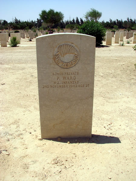 Peehi Ward's grave