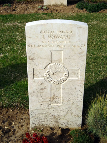 Isaac Wawatai's grave