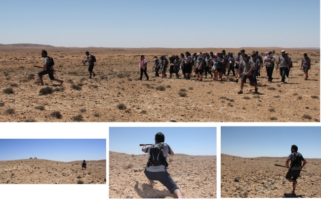 Whakaeke at Tebaga Gap, Tunisia