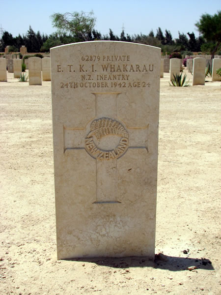 Eruera Te Kahu Iver Whakarau's grave