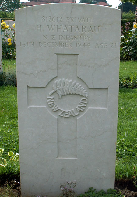 Haupai Whatarau's grave