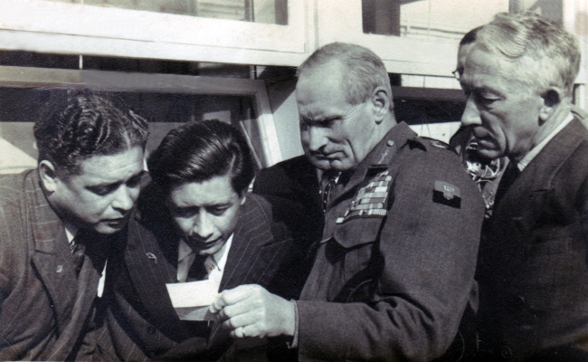 Ted Hayward is certainly focused on Monty's note..