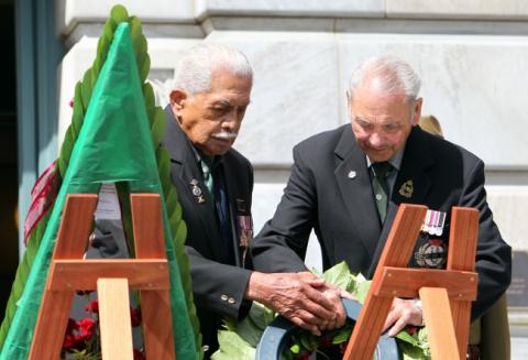 B Company wreath