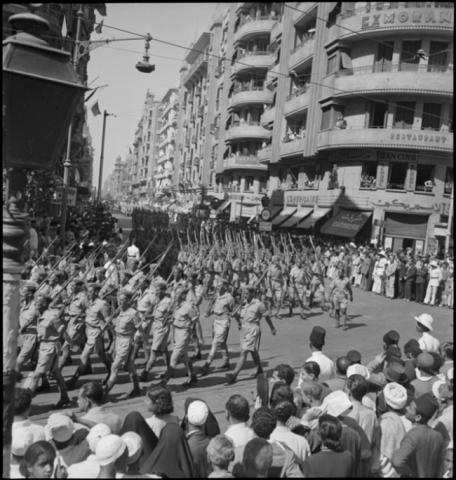 28th on Parade in Cairo, 1943