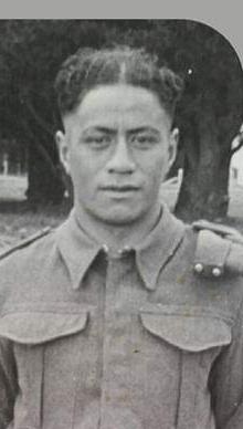 Remana Te Hana in uniform