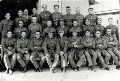 Group of Maori Battalion soldiers