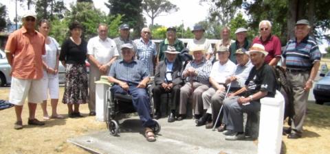 28 Māori Battalion veterans, Taupō 2010