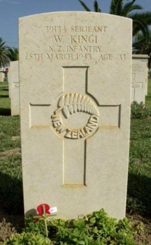 Sergeant Wi Kingi's grave