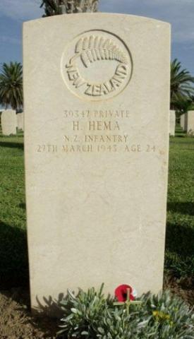 Harry Hema's grave