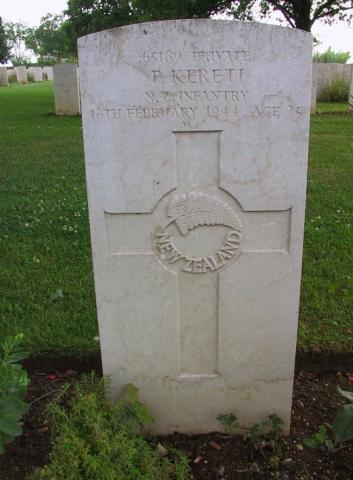 Patrick Kereti's grave