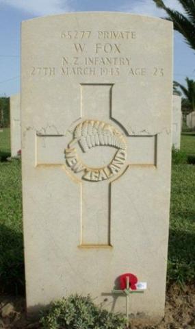 William Fox's grave
