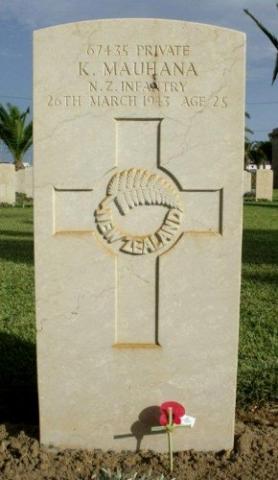 Keni Mauhana's grave