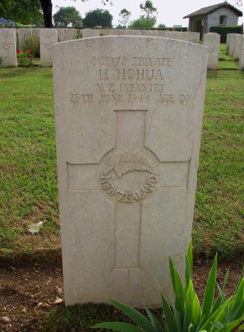 Grave of Pte Hori Hohua