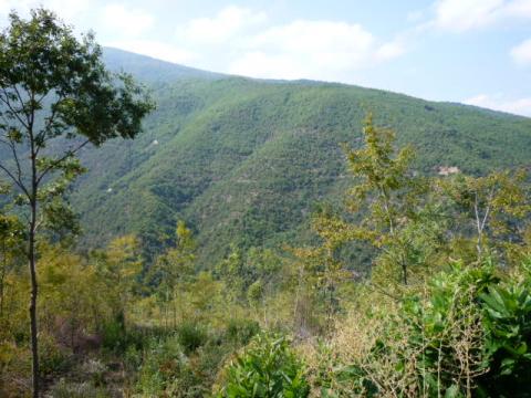 Mavroneri Gorge - A Coy Pits Looking Across to German Approach Route