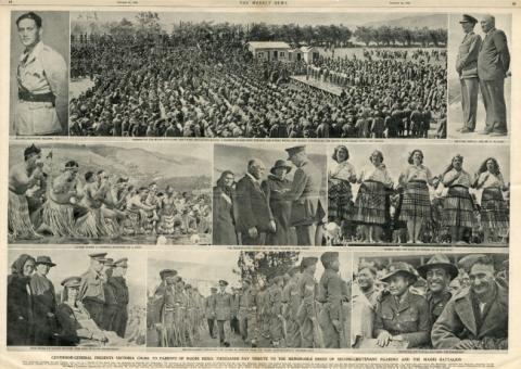 Newspaper Montage Of The Ngarimu VC Hui..