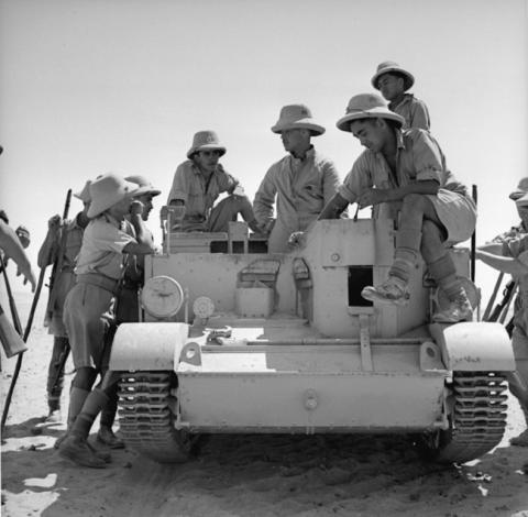 Bren gun carrier training