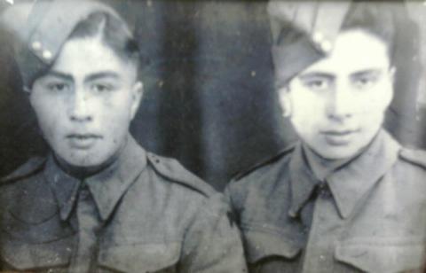 Dick Ngoungou and Ruben Pene