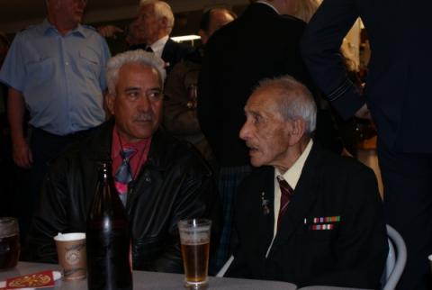 Duddin and Dad, Rotorua RSA, ANZAC Day 2009 
