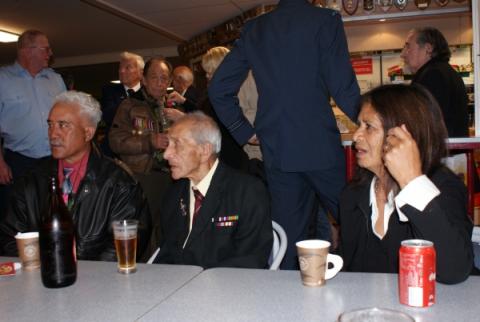 Mum, Dad and Duddin, Rotorua RSA, ANZAC Day 2009 