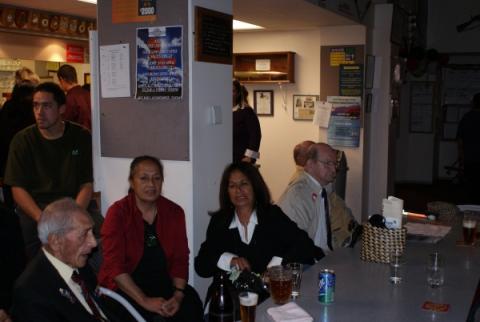 Tony, Aunty, Mum and Duddin, Rotorua RSA, ANZAC Day 2009 