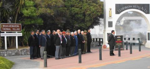 ANZAC at Whakarewarewa