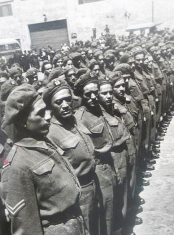 On parade