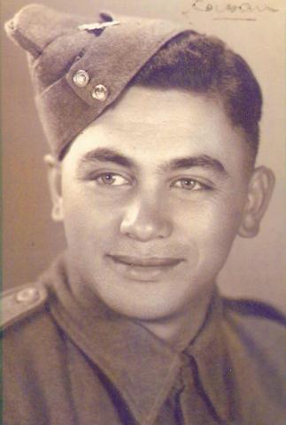 Ewan Gillies in uniform
