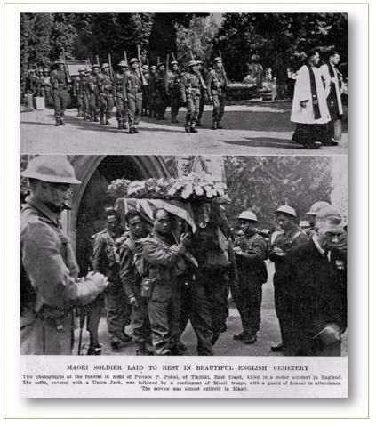Private Pokai Laid To Rest in Beautiful English Cemetery