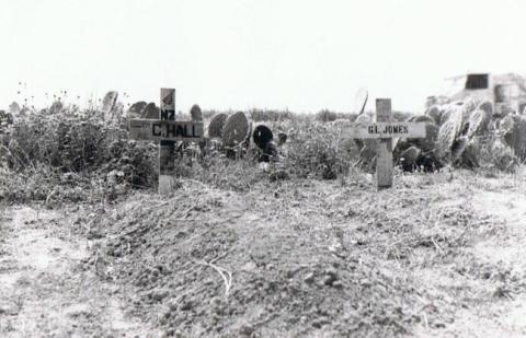 Charles Hall's grave, Tunisia