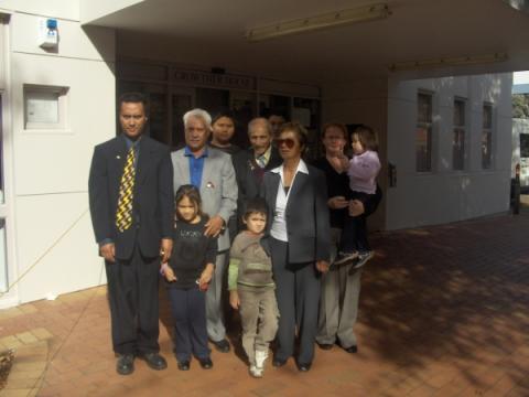 Duddin and the Bulls whanau at Rotorua RSA 2007