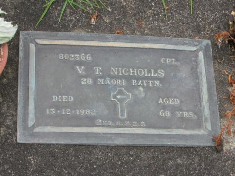 Cpl V T NICHOLLS 802366