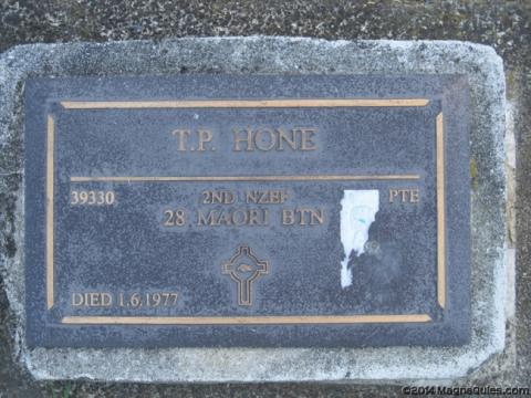 Pte Tepana Papa HONE 39330