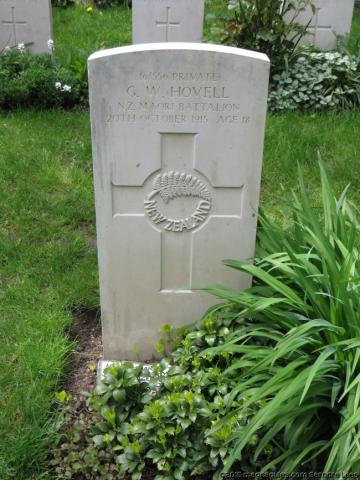 Grave of George Woodward HOVELL 16/556