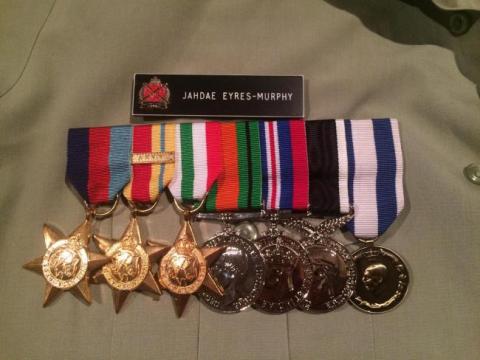 Waki H Lewis (Ruihi) War Medals