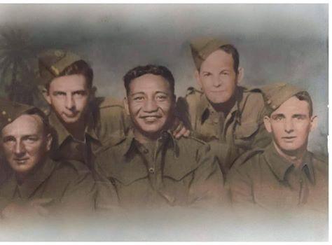 Koro Harry Walker with unknown comrades