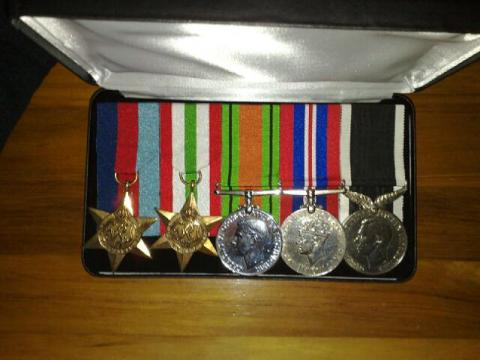 Campaign and Service medals of Pte Hori Rautahi TEKO (D Coy)