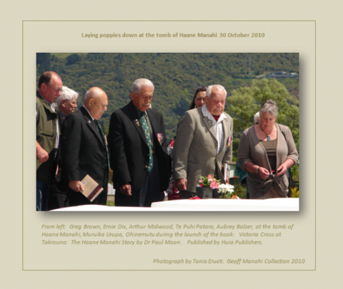 Laying Poppies Down - Muruika, Ohinemutu 30 Oct 2010
