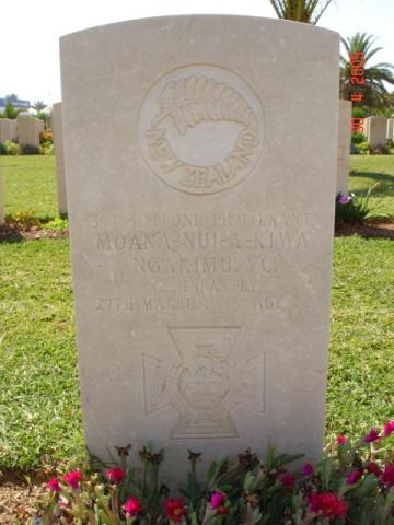 Moana-Nui-a-Kiwa Ngarimu VC, Sfax, Tunisia