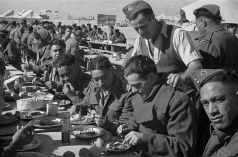 Christmas For Maori Reinforcments At Maadi 1943