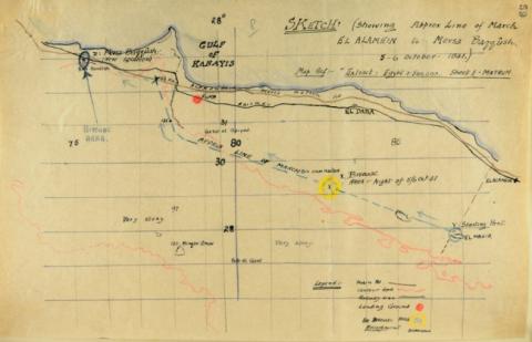 Route to Mersa Baggush, October 1941