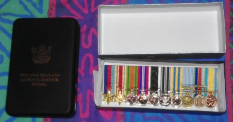 Uncle Barney's miniature medals WWII & KForce