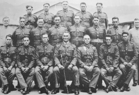 Capt Harding Leaf and his Trainees, 1939