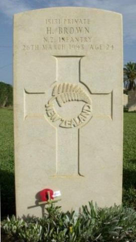 Harvey Brown's grave